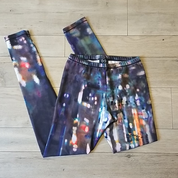 Alexander McQueen Pants - MCQ Alexander McQueen Blurry Leggings XS